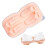 Forma de gelo XIUH em silicone de qualidade alimentar rosa 2