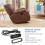 YIEMEEN lift chair control switch 2-button with USB charging 3