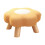 Flower Stool Yellow Round Ottoman with Wooden Frame 2