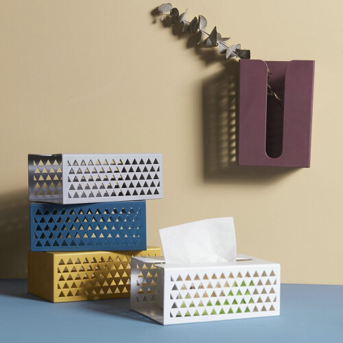 Wandgemonteerde tissueboxhouder (1 stuk) 2