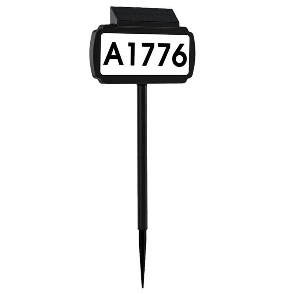 Solar House Number Light Outdoor Illuminated Sign 393040970397