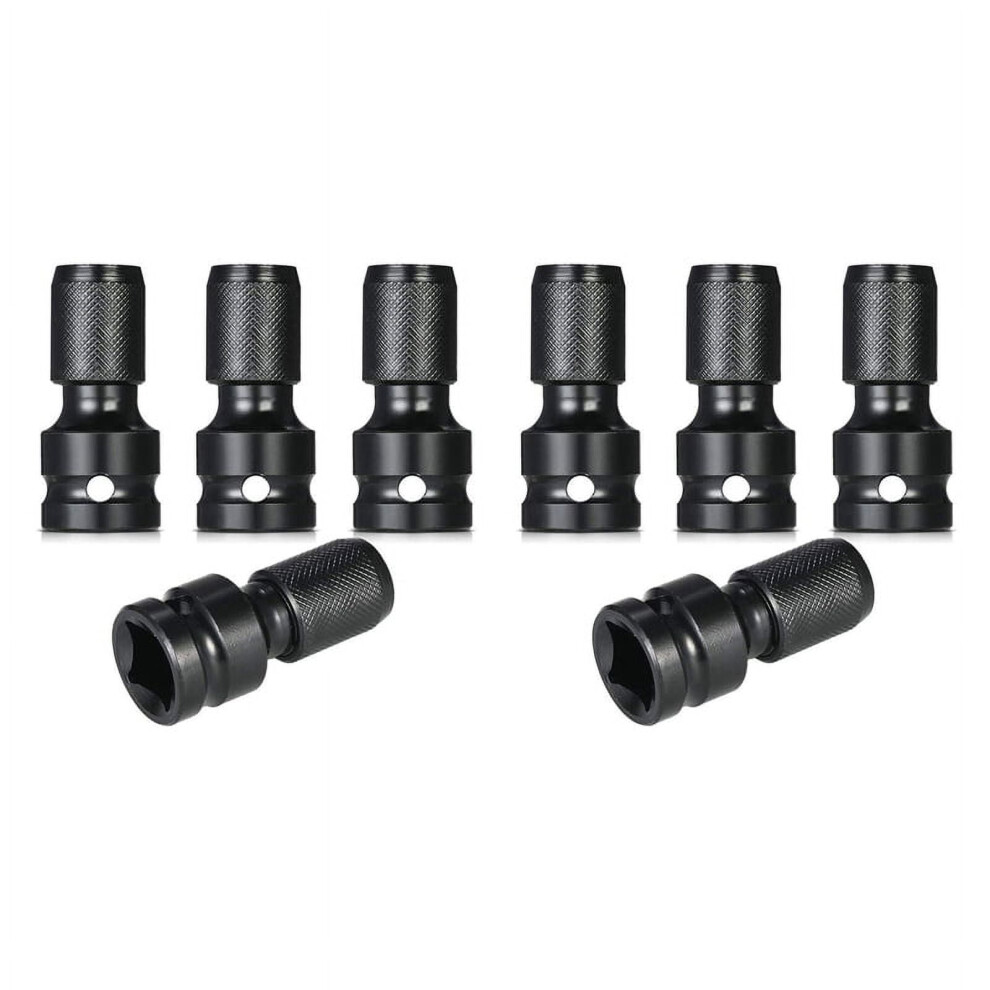 Impact Adaptor 1/2" To 1/4" Hex Shank 8 Pcs 393040971035