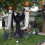 Bandeira de catavento de fantasma de Halloween para decoração externa, pacote com 2 unidades de 40 polegadas. 2