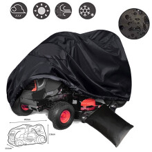 Heavy Duty Waterproof Lawn Mower Cover with Storage Bag