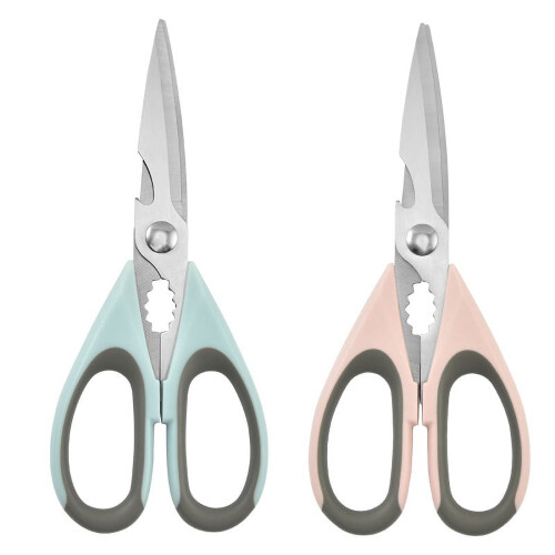 Ciseaux de cuisine robustes en acier inoxydable (1 paire) 1