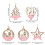Snowman Christmas Tree Ornament Pink Painted 1 Piece 3