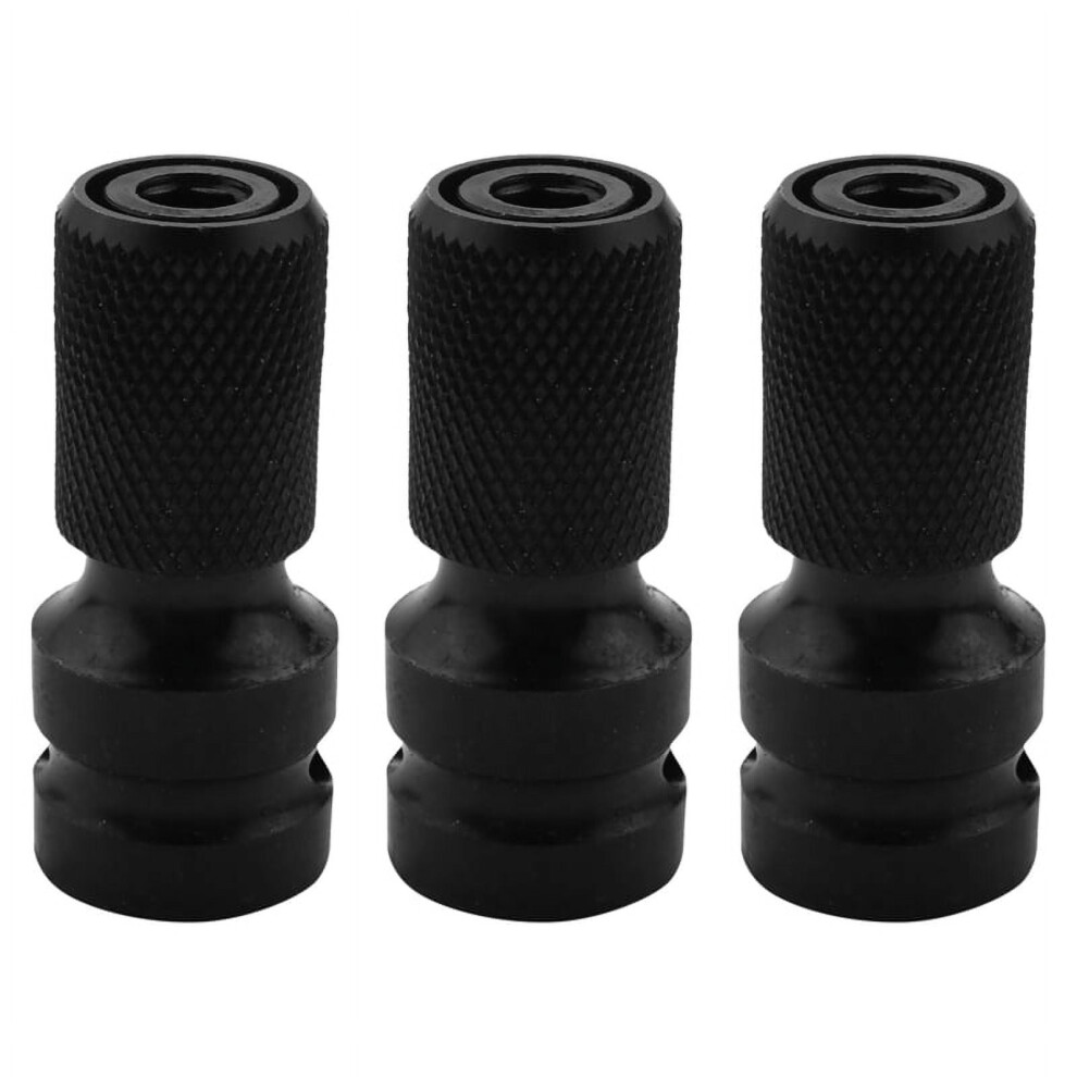 Ratchet Socket Adapter 1/2" Square To 1/4" Hex 3 Pcs 393040978676