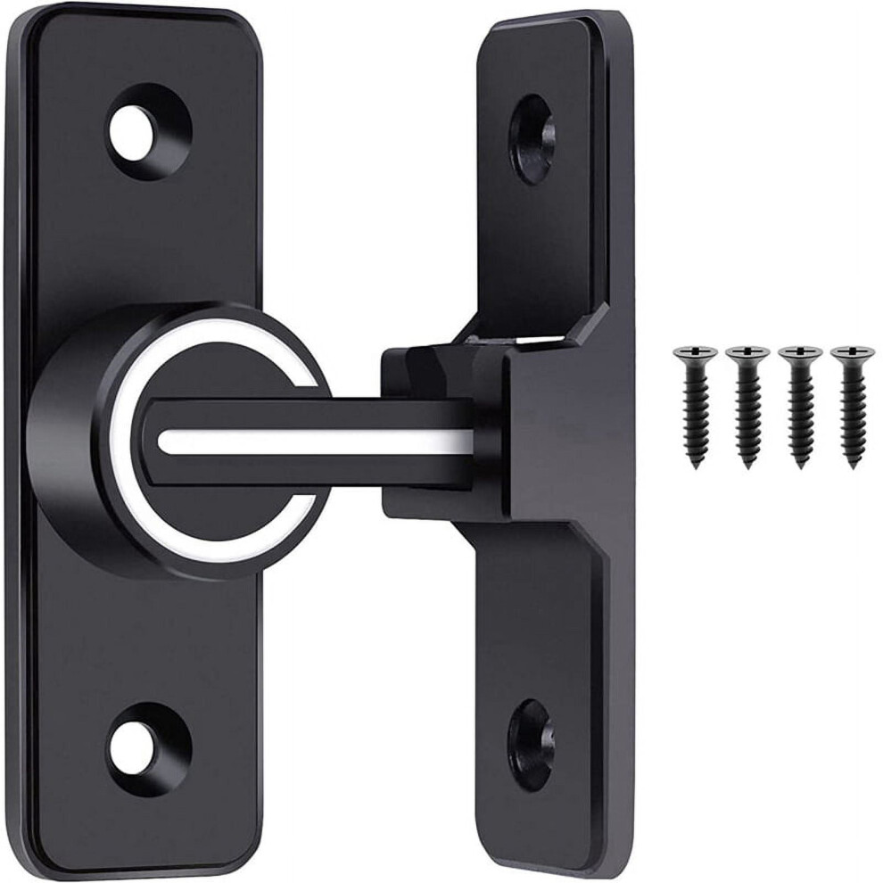 Barn Door Lock Heavy Duty Luminous 90 Degree Latch 393040982635
