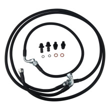 Transmission Cooler Hoses Lines Kit for Ram 2500/3500 5.9L 48RE 2003-2007 Oil Coolers Parts
