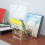 Clear vinyl record stand for desktop album storage 4