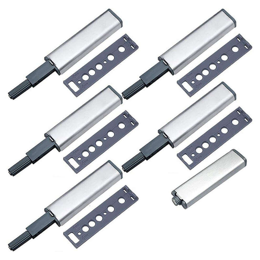 Push Latches For Cabinets, Plastic, 6 Pack 393040986787