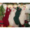 Personalized knit monogram Christmas stocking 18 inch 2