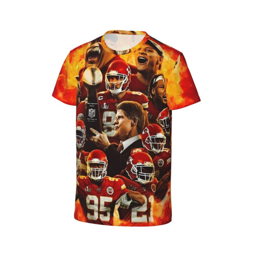 Νεανική κοντομάνικη μπλούζα KC Chiefs για λάτρεις των σπορ 2