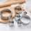 Ausstechformen-Set, rund, Edelstahl, 60-teilig 4
