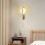 Modern Gold LED Wall Light Warm Light Wired Metal Indoor 5
