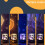Jacenvly Christmas sky projector lamp with 360-degree 5