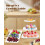 Kageopsatssæt 4-lags cupcake-tårn med 6 bakker 4