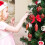 Christmas foam balls pink line 6 pcs 5