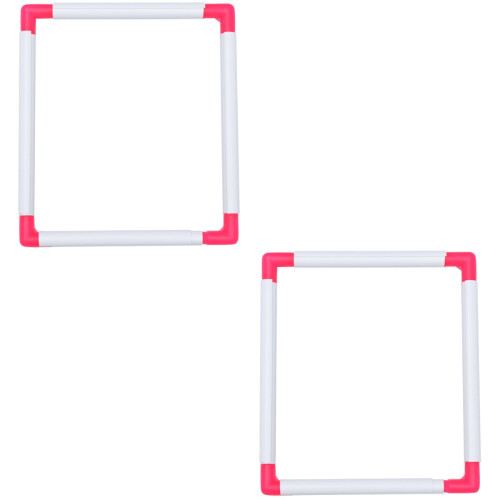 Embroidery Frame Square Portable 2 pcs 25x30 cm