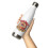 Donut Pun Stainless Steel Water Bottle White 5