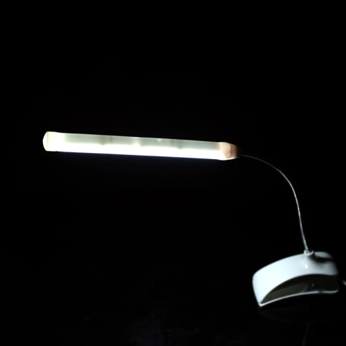 Lampe de lecture LED USB avec pince, blanche, 1 pièce 2