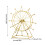 Ferris Wheel Sculpture Model Home Decor 1 Piece 3