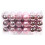 Rose Gold Plastic Christmas Balls 4cm 36 pcs 3