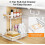 Under Sink Organizer Metal 2-Tier Slide-Out Shelf 1 Pack 2