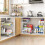 Under Sink Organizer Metal 2-Tier Slide-Out Shelf 1 Pack 5