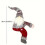 Gnome Christmas Tree Topper and Curtain Tie Red 3