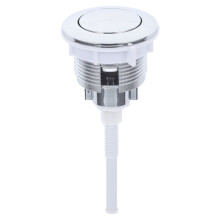 Toilet Flush Valve Single Button Electroplated