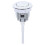 Toilet Flush Valve Single Button Electroplated 1