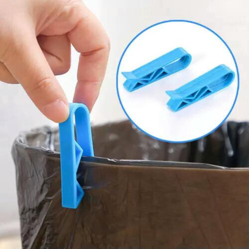 Trash Bag Clamp for Waste Basket Yellow 2 Pack 2