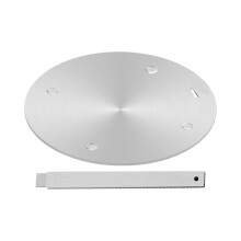 Placa conductora de calor para cocina de inducción con placa extraíble