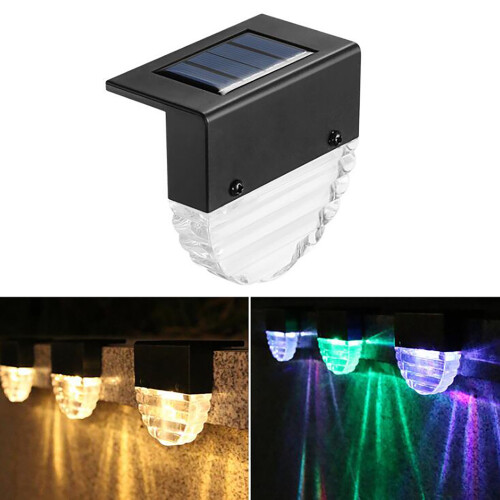 Lampes solaires d'escalier extérieures LED4 pièces