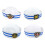 Kids Navy Captain Hat White Military Style 4