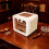 Westwood WestWood White Desktop Cigar Humidor Cabinet Multi-Level Lined Storage Box CHC03 1
