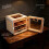 Westwood WestWood White Desktop Cigar Humidor Cabinet Multi-Level Lined Storage Box CHC03 3