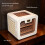 Westwood WestWood White Desktop Cigar Humidor Cabinet Multi-Level Lined Storage Box CHC03 4