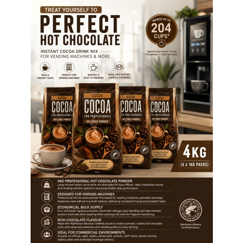 Hot Chocolate Powder 4kg Instant Cocoa Drink Mix 1