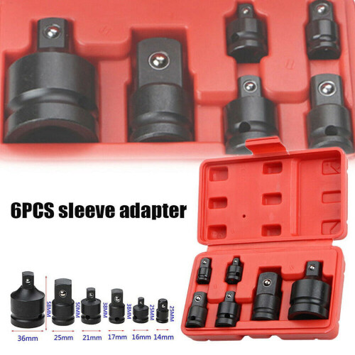 IMCBSTT6PCS Κλειδί υποδοχής μειωτήρα κρούσης & προσαρμογέα μανικιού Σετ κλειδιών 1