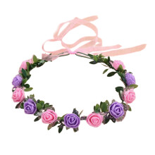 Brudeblomstkrone Bryllupsblomsterpannebånd