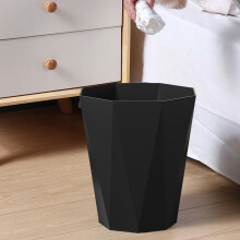 Poubelle mince avec couvercle et porte-sac pour la maison et le bureau
