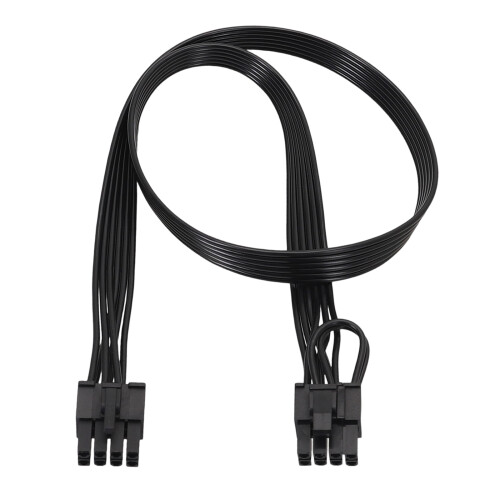 Napájací kábel PCIe, 8-pinový samec - 8-pinový (6+2) samec