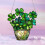 St. Patrick's Day Door Hanger Acrylic Disc 1pc 1