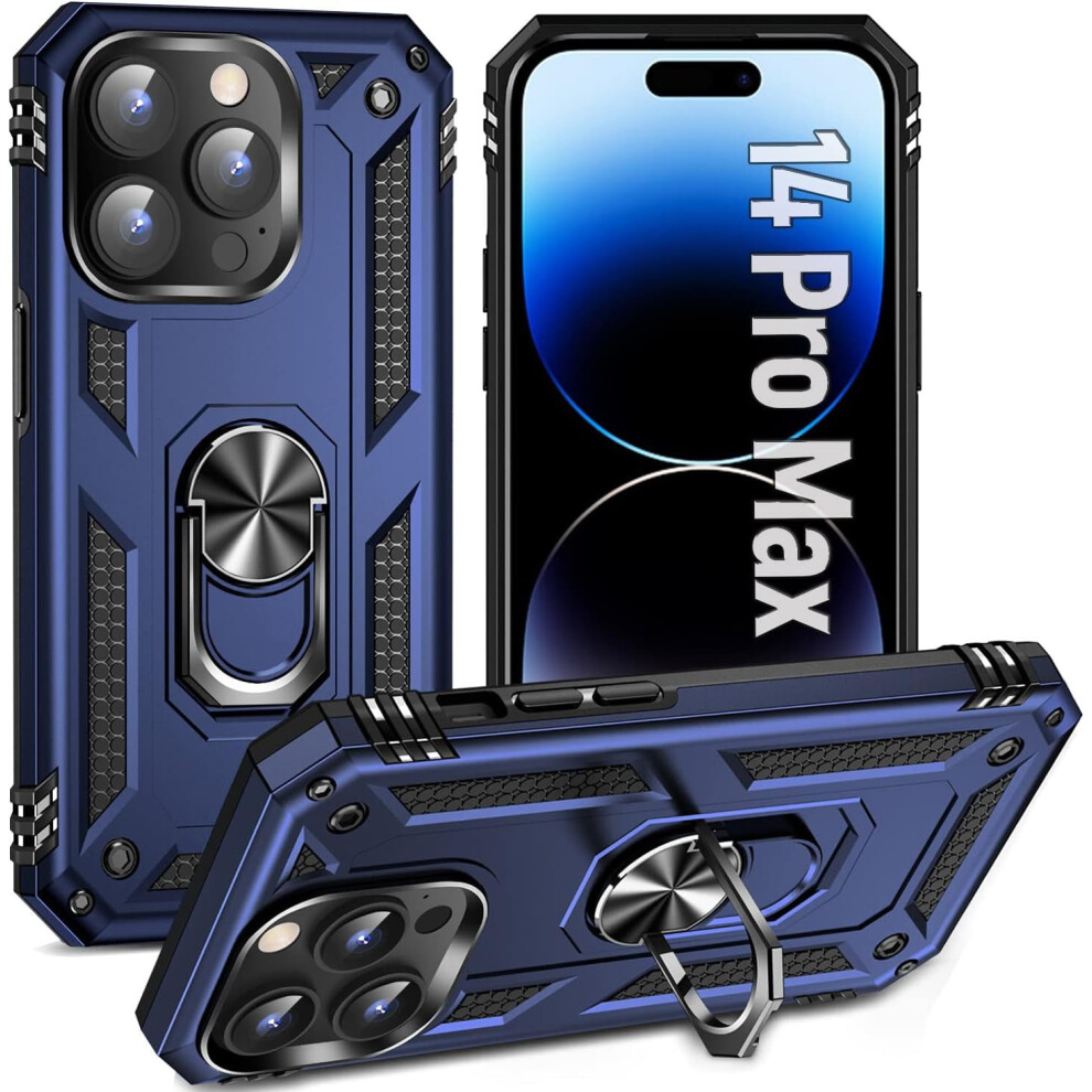 Iphone 14 Pro Max Case Military Grade Shockproof With Blue 9165521188772