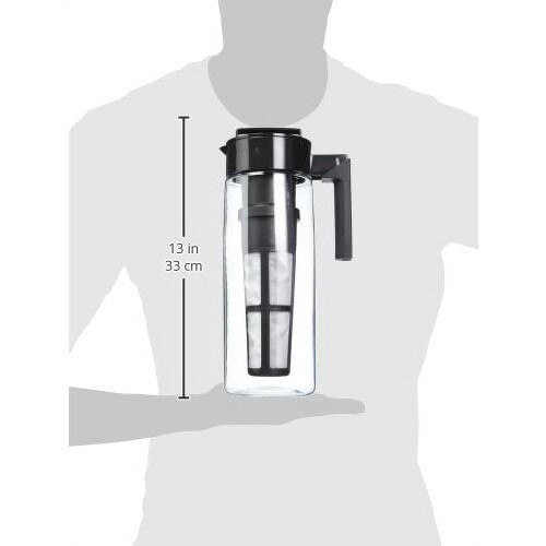 Takeya Deluxe Cold Brew Coffee Maker Black 2 Quart 2