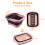Collapsible Dish Basin with Drain Plug 1 Pack 3