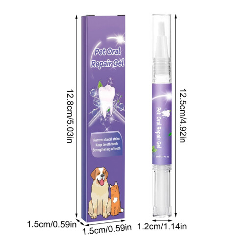 Gel lenitivo riparatore orale da 3 ml per cani e gatti. 2