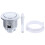 Toilet Flush Valve Single Button Electroplated 3